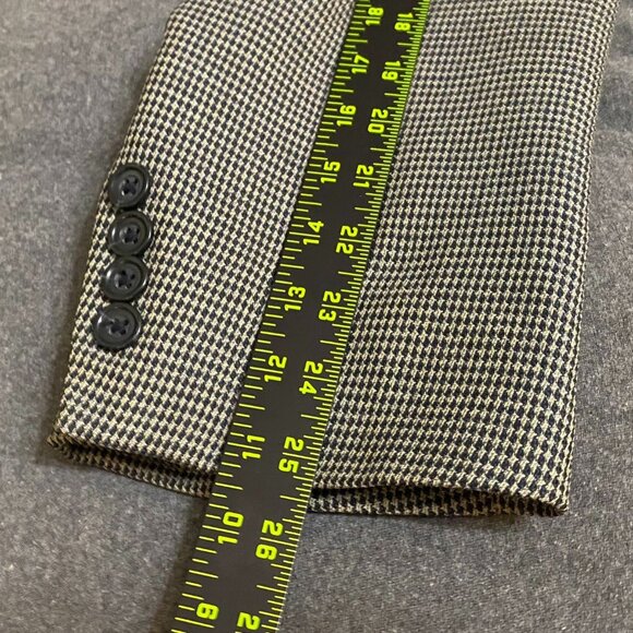 Oscar De La Renta Mens Sports Blazer Coat Jacket 44 Long Tailored 100% Wool - Picture 9 of 10